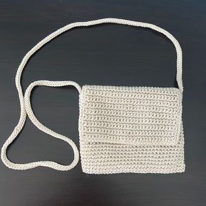 Vintage Crochet Crossbody Purse